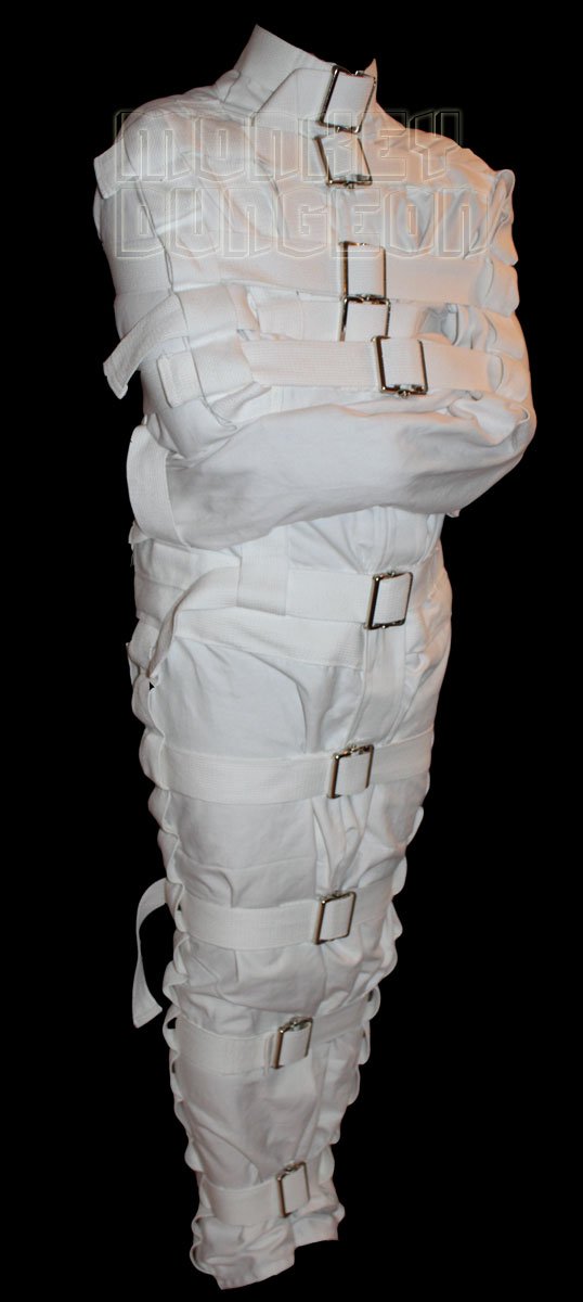 2XL - The Mummy Full Body Straight Jacket Costume for Halloween, Cosplay & Horror Parties | Adult Straightjacket for Haunted Houses & Escape Rooms
