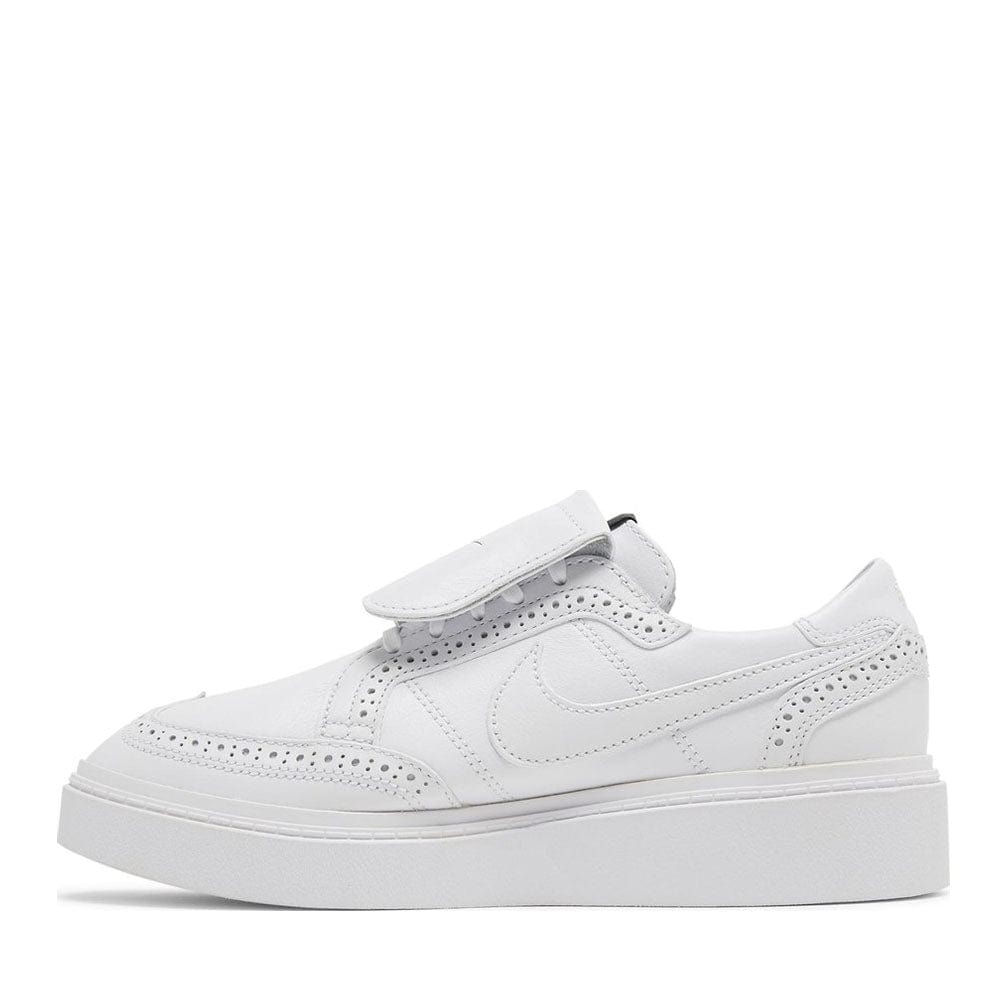 Nike x Peaceminusone Kwondo 1 Triple White Sneakers - Limited Edition White Leather High-Top Shoes for Men - Perfect for Streetwear Fashion & Sneaker Collectors