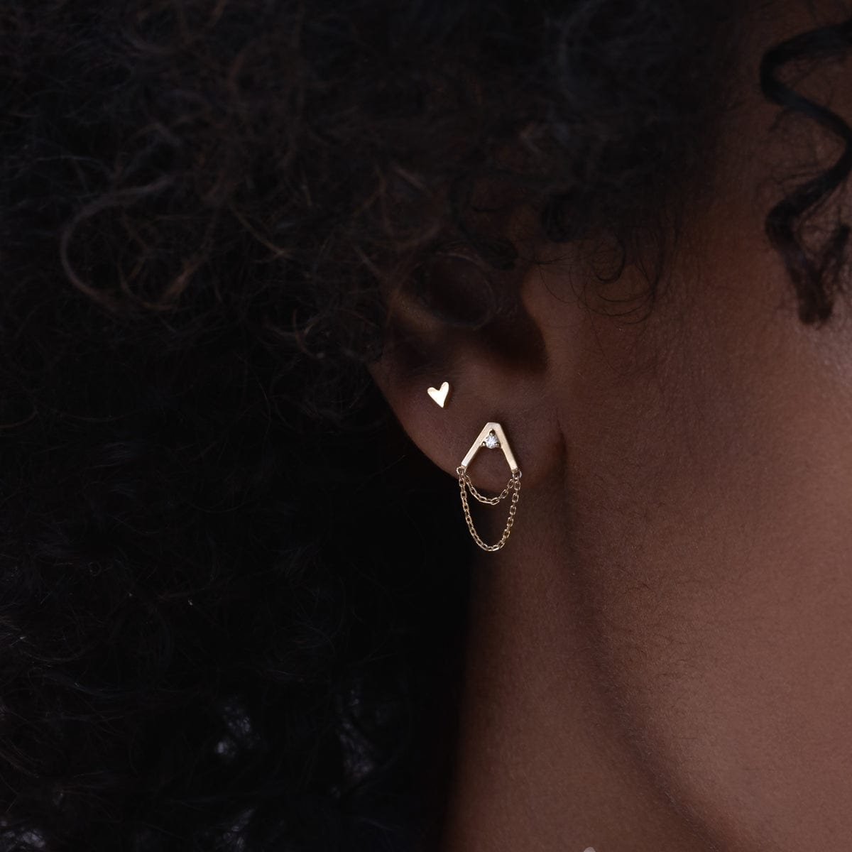 14K Gold Chain Earrings for Women - Dainty & Elegant Jewelry for Everyday Wear, Parties & Special Occasions