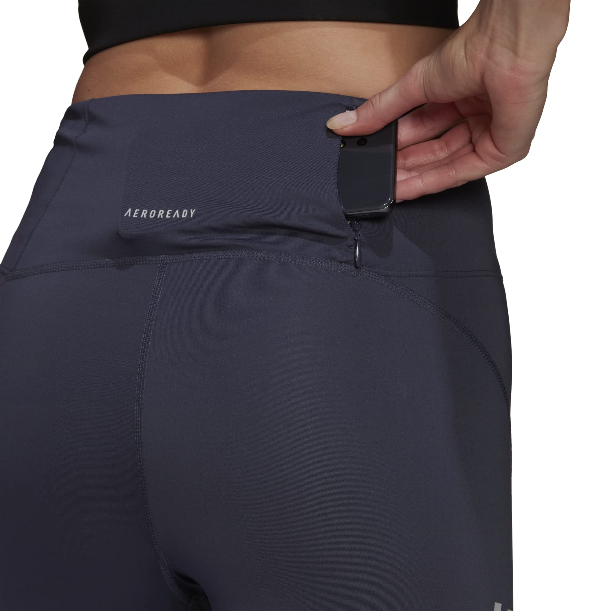 Adidas Women's Own The Run 7/8 Running Tights - High Waist Yoga Workout Leggings for Gym, Jogging & Fitness Training