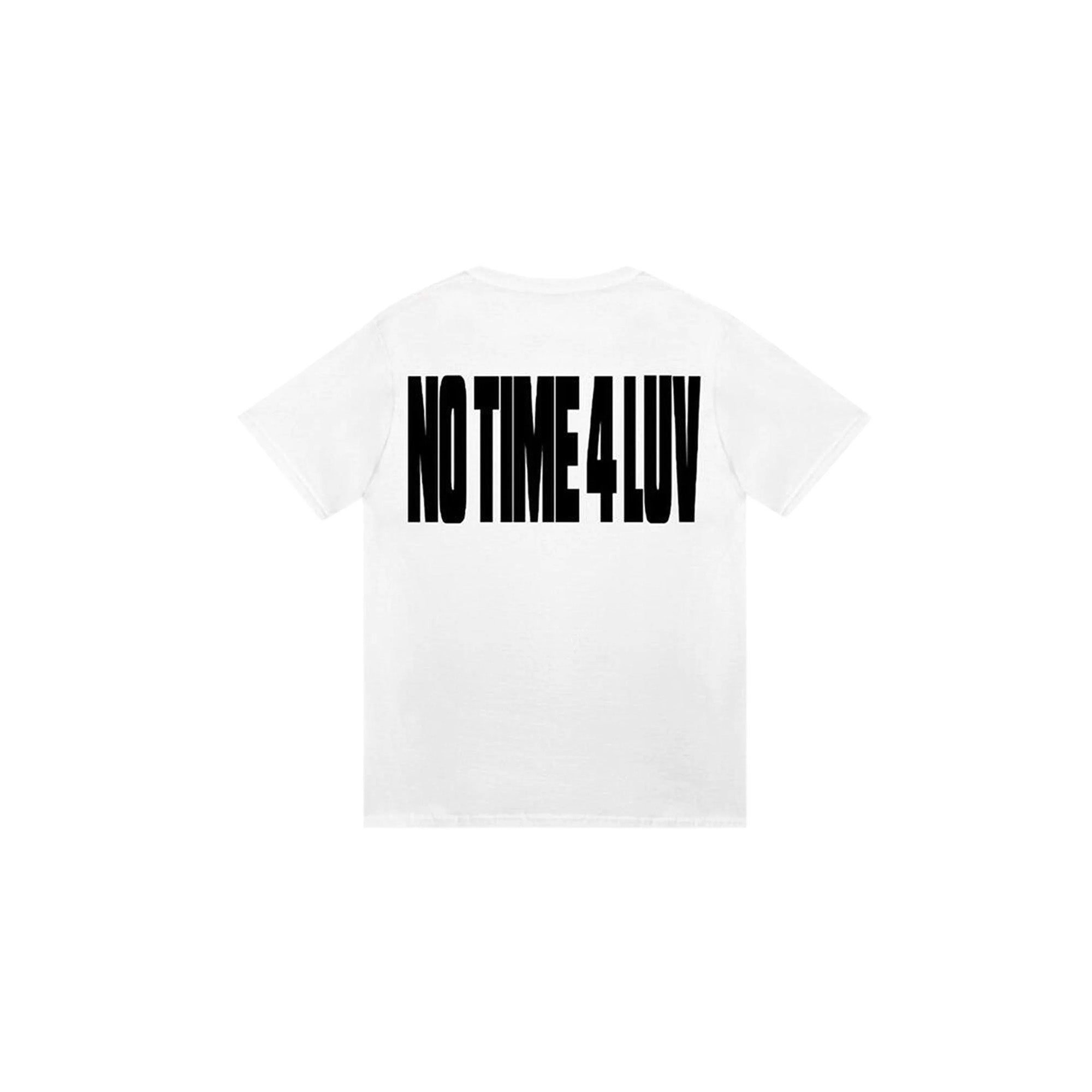 Corteiz No Time 4 Luv T-Shirt for Men & Women - White Cotton Streetwear Tee (2024) | Casual Wear, Street Style, Everyday Outfit