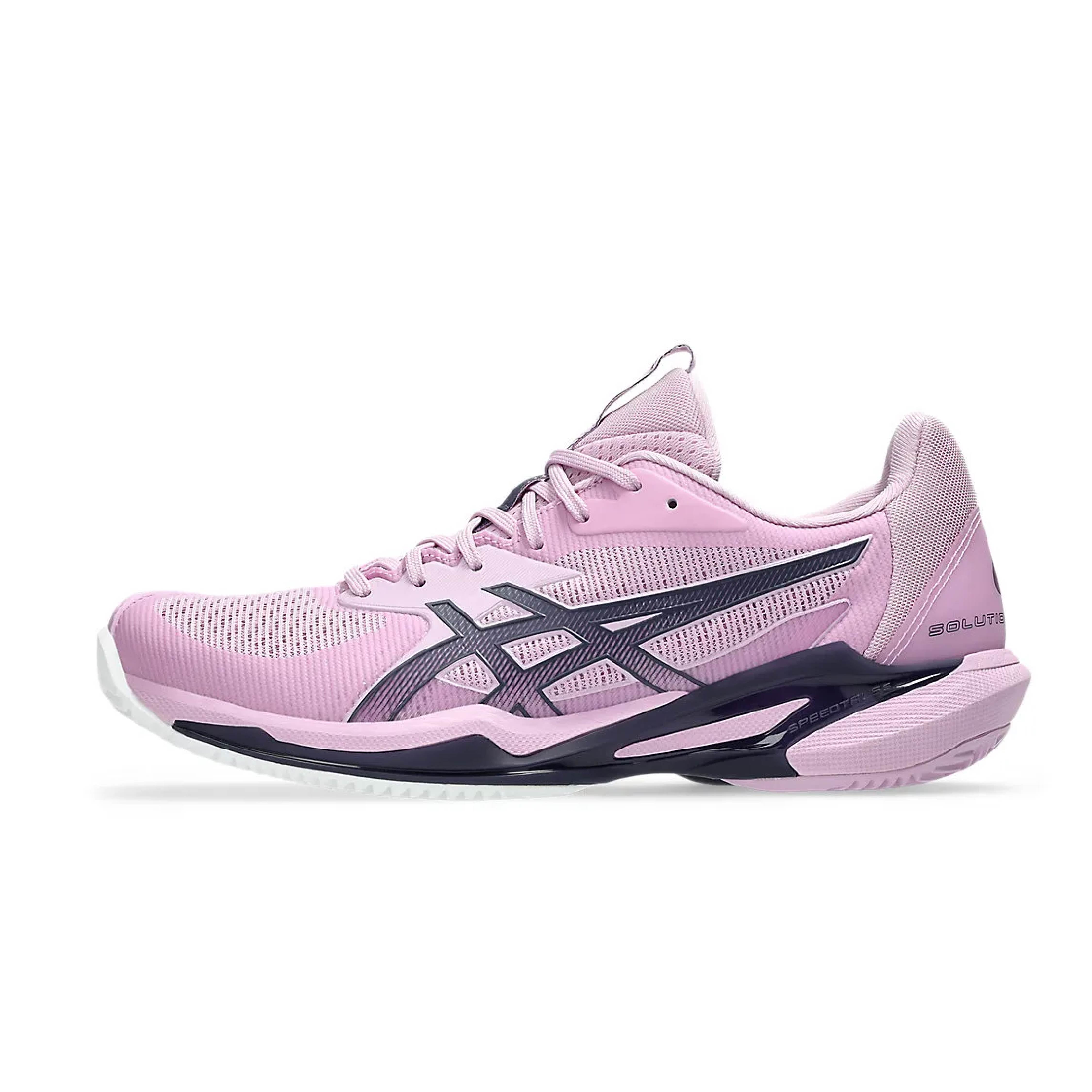 ASICS Solution Speed 3 Women's Tennis Shoes - Lightweight Court Sneakers in Ube/Indigo Fog | Perfect for Competitive Matches & Training Sessions