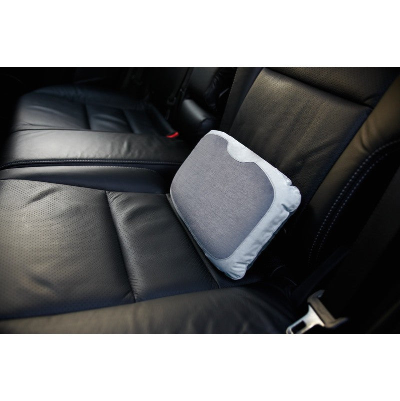 Go Travel Lumbar Support Pillow - Ergonomic Back Pain Relief for Car, Office & Airplane Seats | Portable Comfort for Long Trips & Work