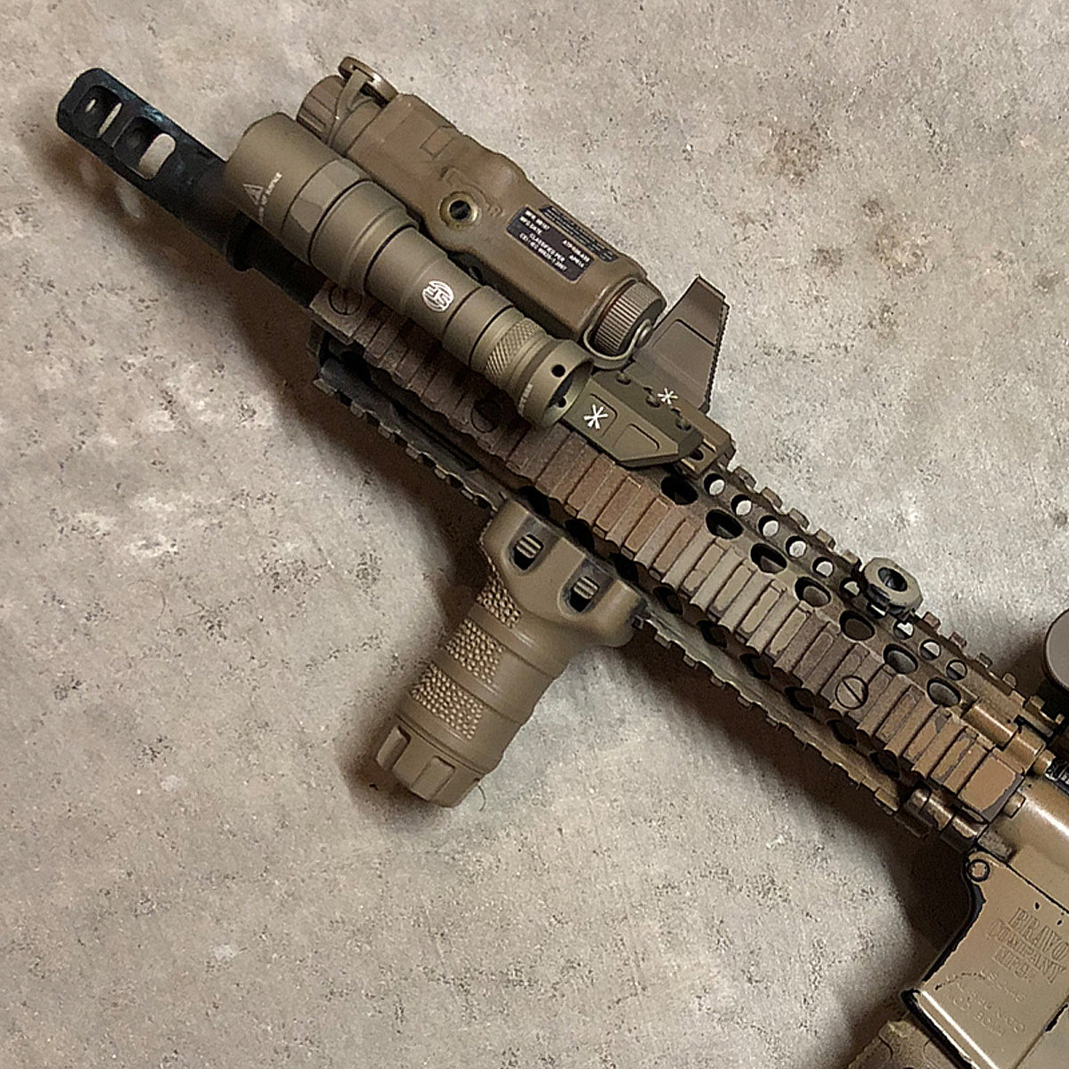 Unity Tactical FUSION Backup Iron Sight - Fixed Front & Rear Iron Sights for AR-15 | Durable Weapon Accessory for Tactical Shooting & Home Defense