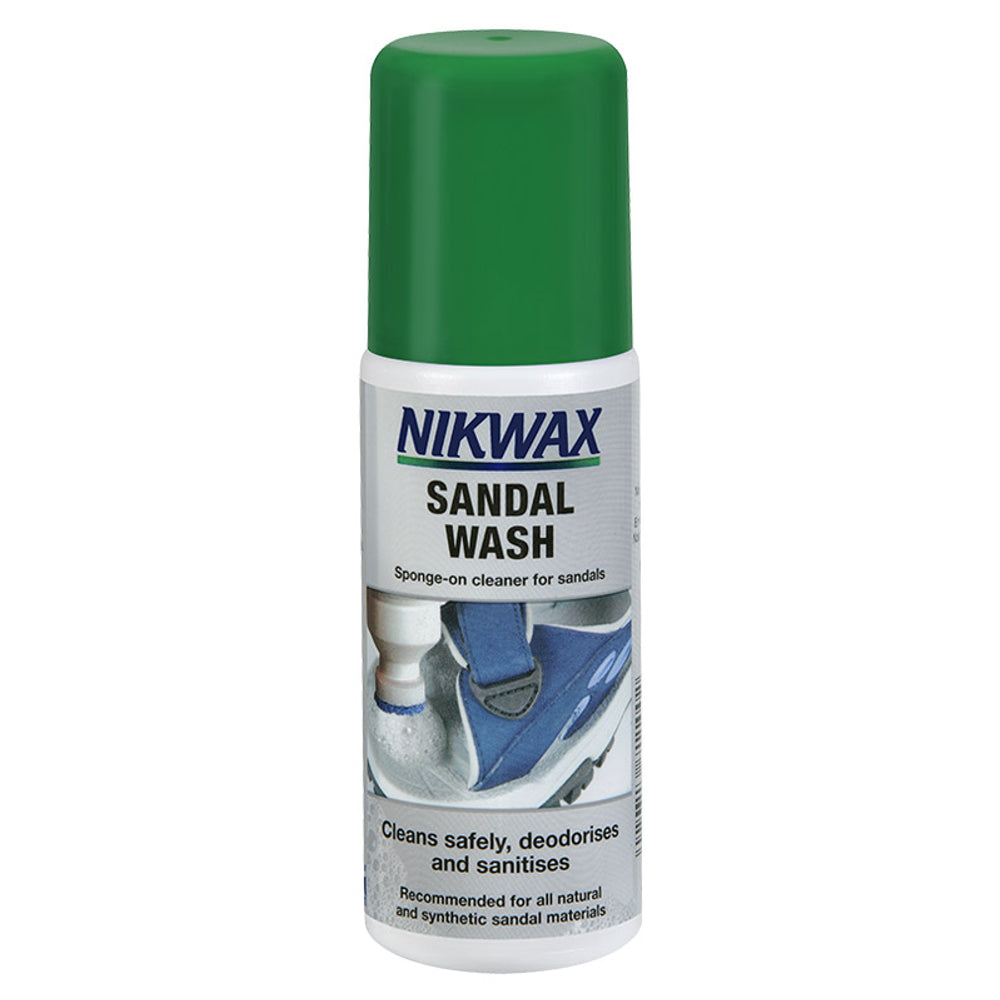 Nikwax Sandal Wash 125ml - Gentle Cleanser for Outdoor & Hiking Sandals - Perfect for Travel, Camping & Water Sports
