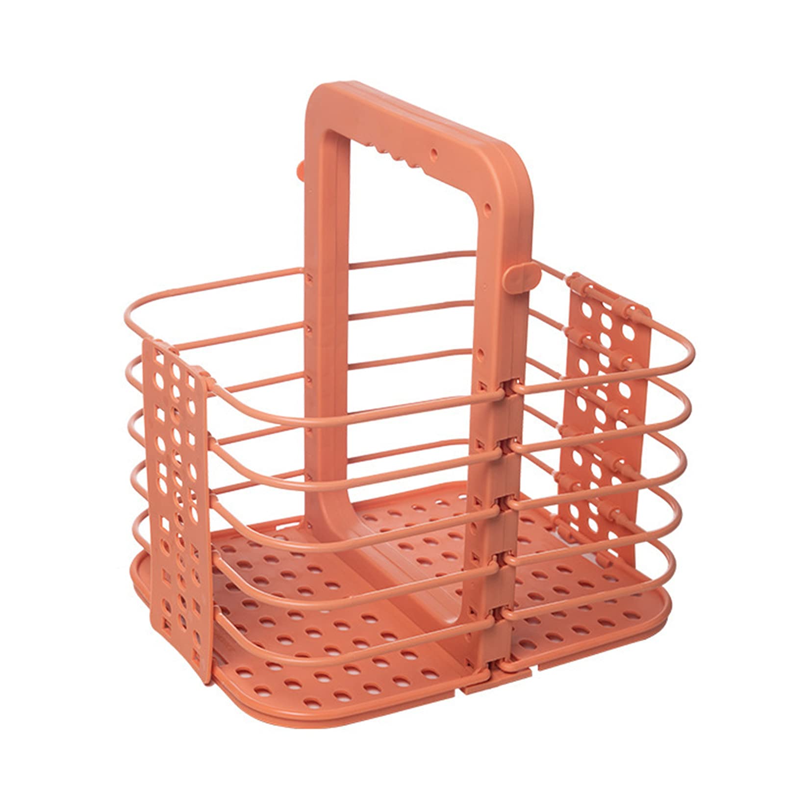 Collapsible Laundry Basket with Handle - Foldable PP Washing Clothes Hamper & Bathroom Storage Organizer for Home, Dorm, RV - Space Saving Laundry Bag for Bathroom, Bedroom, Closet Organization