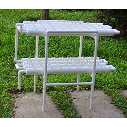 INTBUYING Hydroponic 72-Site Grow Kit with Water Pump & Baskets - Indoor Herb Garden System for Home, Kitchen, or Classroom Hydroponics