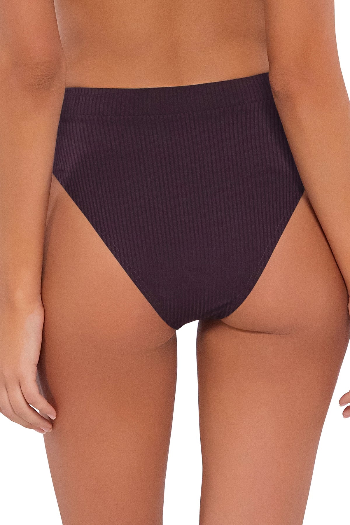 B Swim Java Flat Rib Margot Bikini Bottom - High Waisted Swimwear for Women, Comfortable & Stylish Beach Bikini Bottoms | Perfect for Pool Parties, Vacations & Summer Getaways