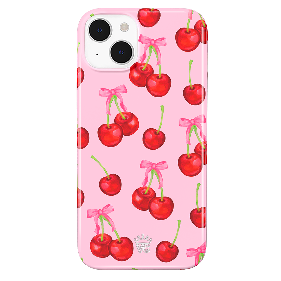 Sweet Cherry Pattern iPhone Case - Cute & Durable Phone Cover for iPhone 13/14/15 Pro Max - Perfect for Everyday Use, Travel & Gift Giving
