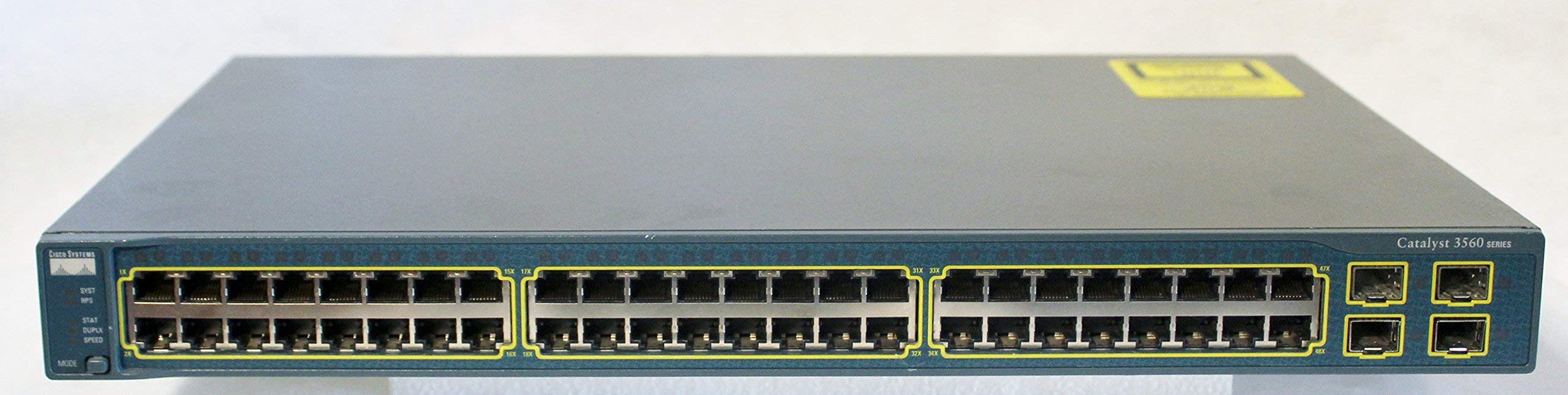 Cisco WS-C3560-48TS-S Catalyst 3560 48-Port Fast Ethernet Switch | Refurbished | Ideal for Small Business Networks & Office IT Infrastructure