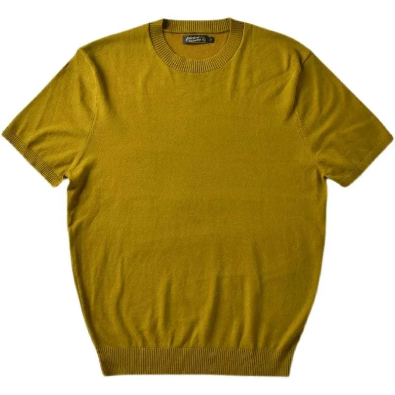 Premium Cotton Business Casual T-Shirt for Men - Breathable Summer Office Wear - Ideal for Work, Meetings & Smart Casual Outfits