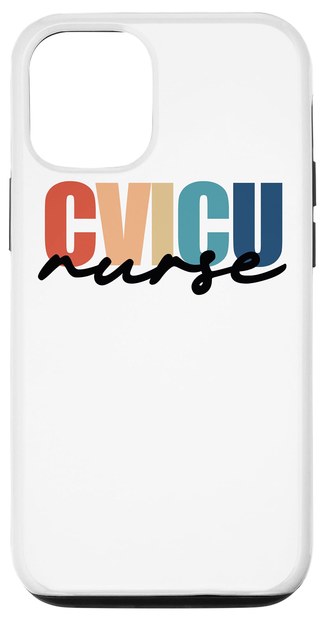 iPhone 12/12 Pro Case for Nurses - Durable Protective Cover for CVICU RN & Cardiovascular Intensive Care Unit - Perfect for Healthcare Workers & Medical Professionals