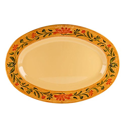 12-Pack Venetian Style Melamine Oval Platters 13.5