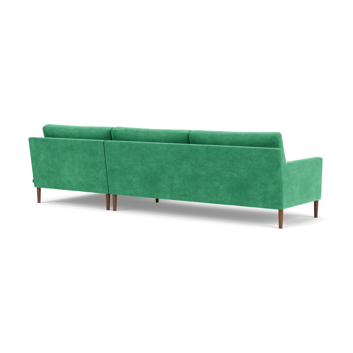 Astha Fabric Right Chaise Sofa - Modern Upholstered Sectional Couch for Living Room, Lounge & Small Spaces