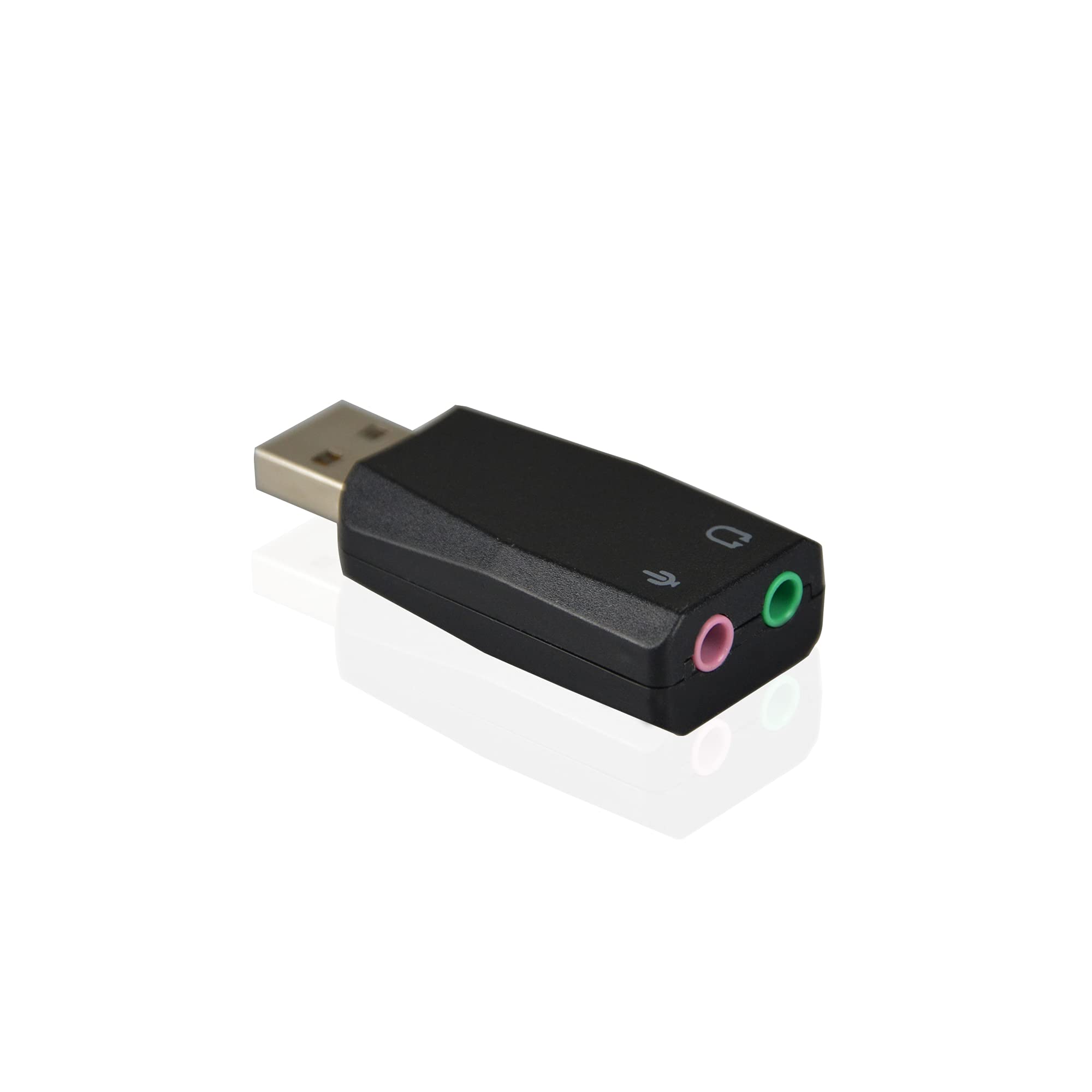 ADWITS External USB 3D Stereo Audio Adapter with 3.5mm Jack - Plug & Play USB Sound Card for Microphone & Headset - Compatible with Windows, Mac OS, Linux & PS4 - Perfect for Gaming, Streaming & Video Conferencing