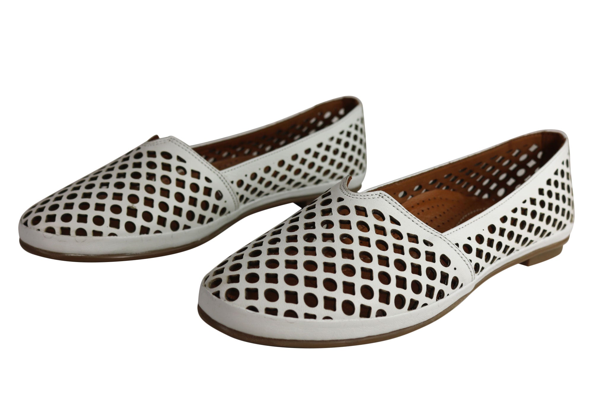 Orizonte Aria Women's Comfortable Soft Leather Flat Shoes - European Style for Casual Wear, Office & Travel