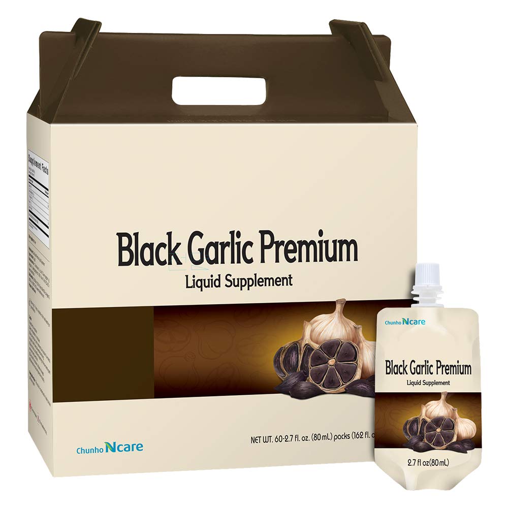 Premium Black Garlic Liquid Supplement - Natural Stress Relief & Liver Support for Frequent Drinkers - No Preservatives or Artificial Additives [60 Pack] - Perfect for Daily Wellness Routine & Hangover Recovery