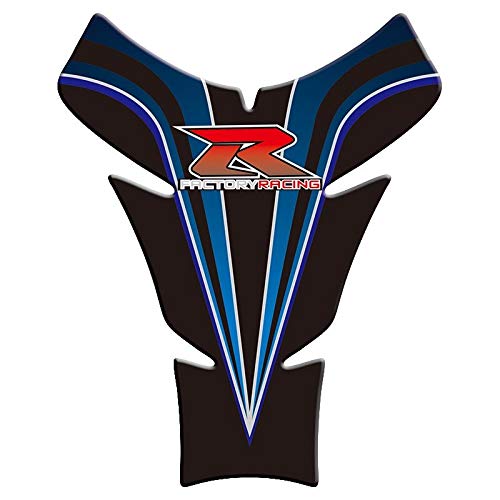 3D Rubber Motorcycle Fishbone Protector Sticker for Suzuki GSXR 600 750 1000 - Durable Tank Decal for Enhanced Bike Protection & Style - Perfect for Road Trips, Commuting & Motorcycle Shows