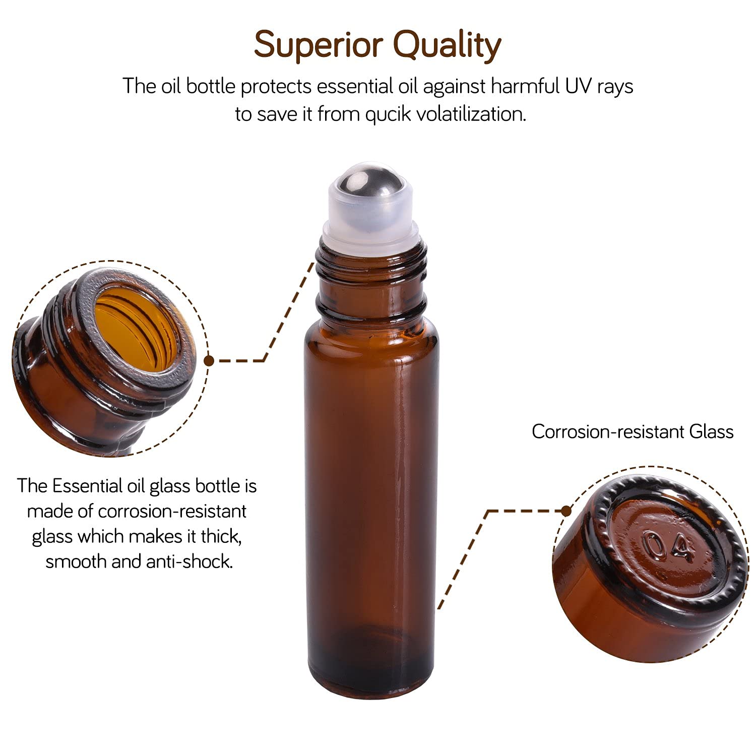 Parag Fragrances 100% Pure Natural Rose Essential Oil - Undiluted, Aromatherapy Grade 1 (6ml) for Diffusers, Massage & Skin Care