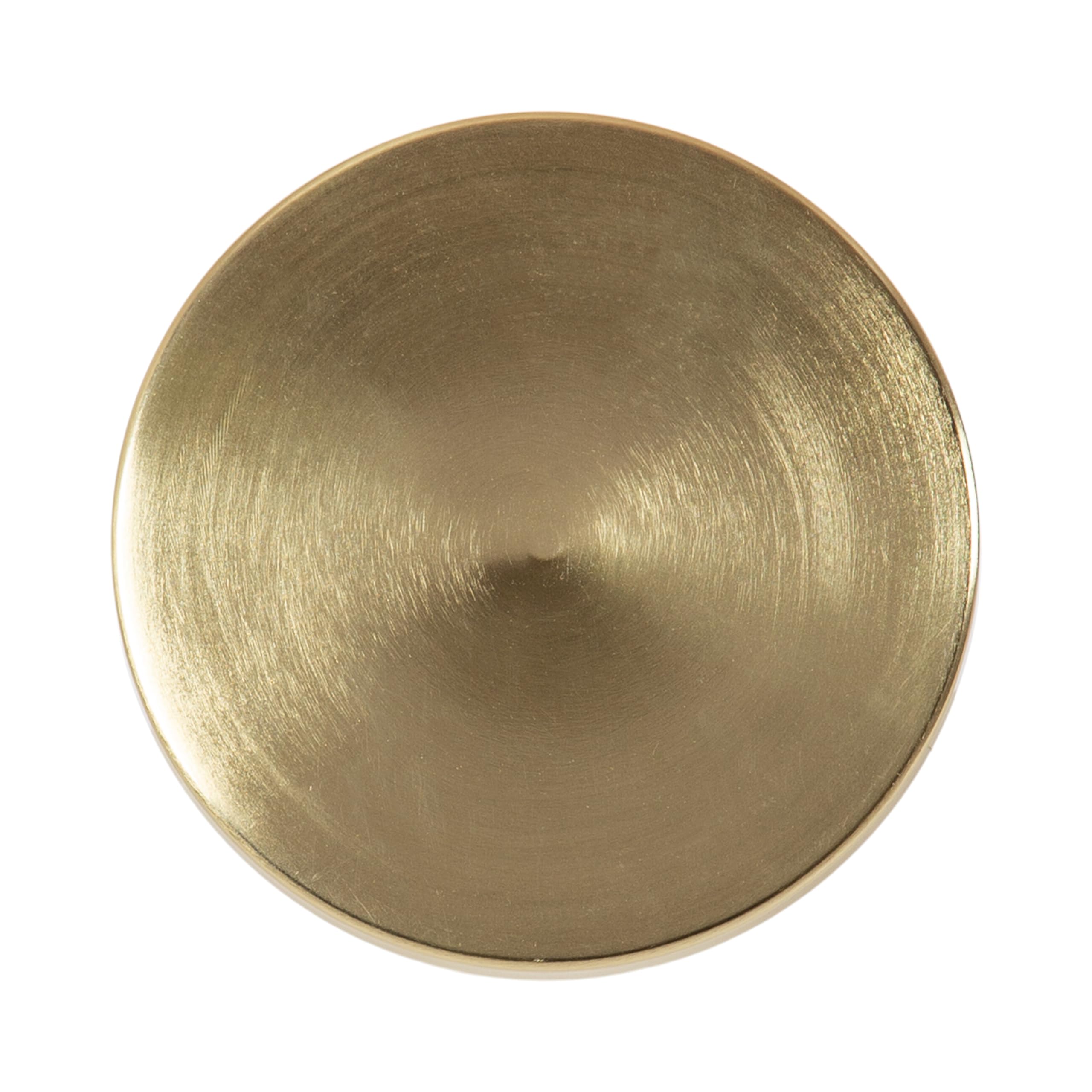 Kate and Laurel Zia Mid-Century Modern Metal Round Drink Table - 9 x 9 x 23 Inches, Gold Accent Pedestal Side Table for Living Room, Bedroom, or Patio - Perfect for Display, Storage, and Holding Drinks or Decor