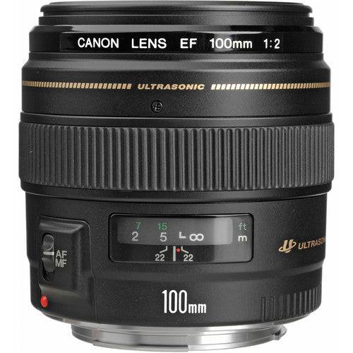 Canon EF 100mm f/2 USM Medium Telephoto Prime Lens for Portrait & Low Light Photography - Perfect for Wedding, Event & Studio Shooting