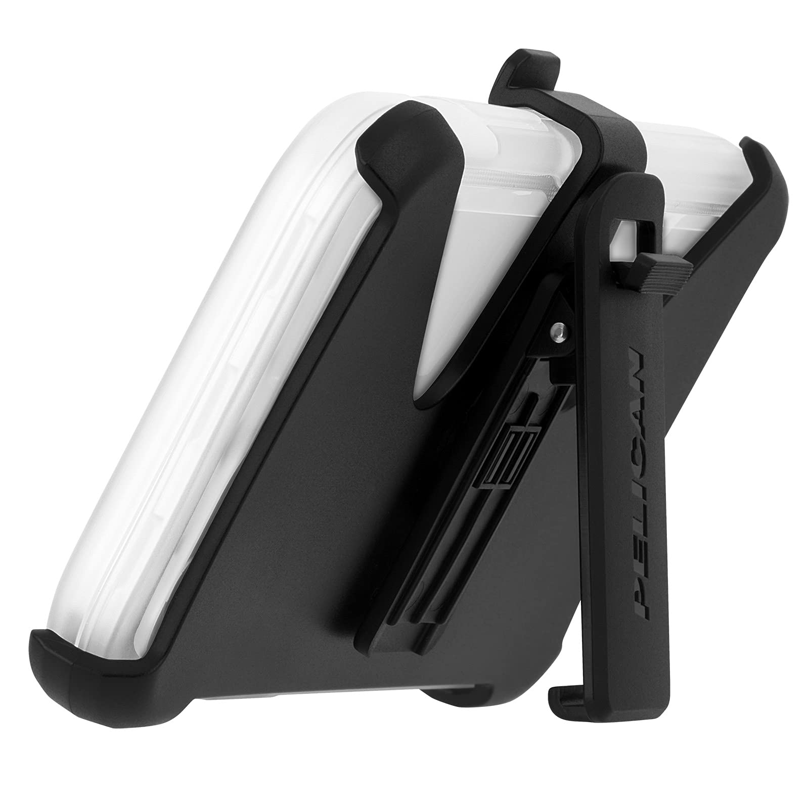Pelican Voyager Series iPhone 13 Pro Max Case - 18Ft Military Grade Drop Protection, MagSafe & Wireless Charging Compatible, Heavy Duty Rugged Clear Case with Belt Clip Holster - Perfect for Outdoor Adventures, Construction Work & Extreme Sports