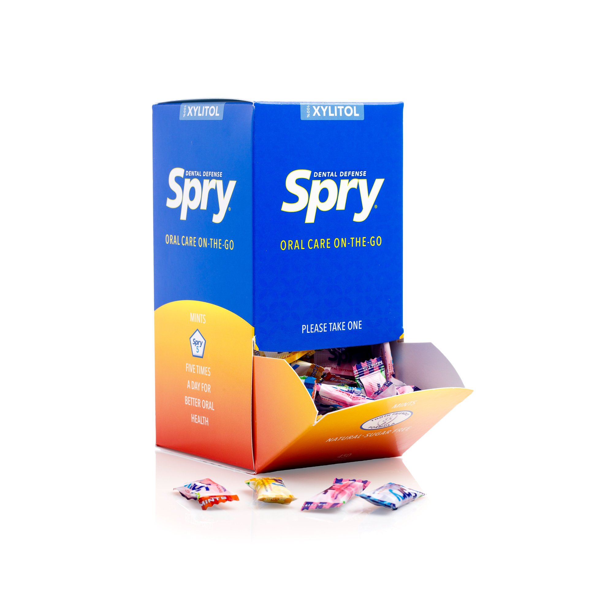 Spry® Sugar Free Xylitol Mints - 225 Count Pack | Fresh Breath, Oral Health Support | Perfect for Travel, Office & After Meals