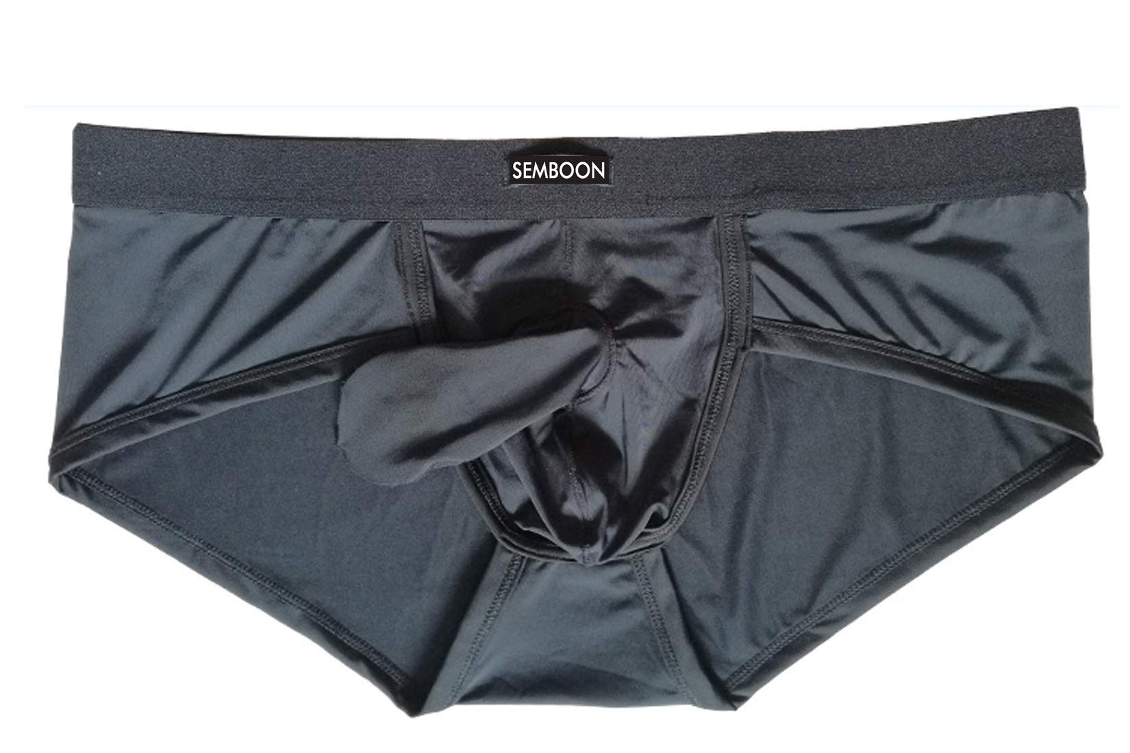 Men's Smooth Long Cock Glove Briefs - Penis Sleeve Bikini Underwear for Enhanced Comfort & Support - Perfect for Daily Wear, Intimate Moments & Sensual Play