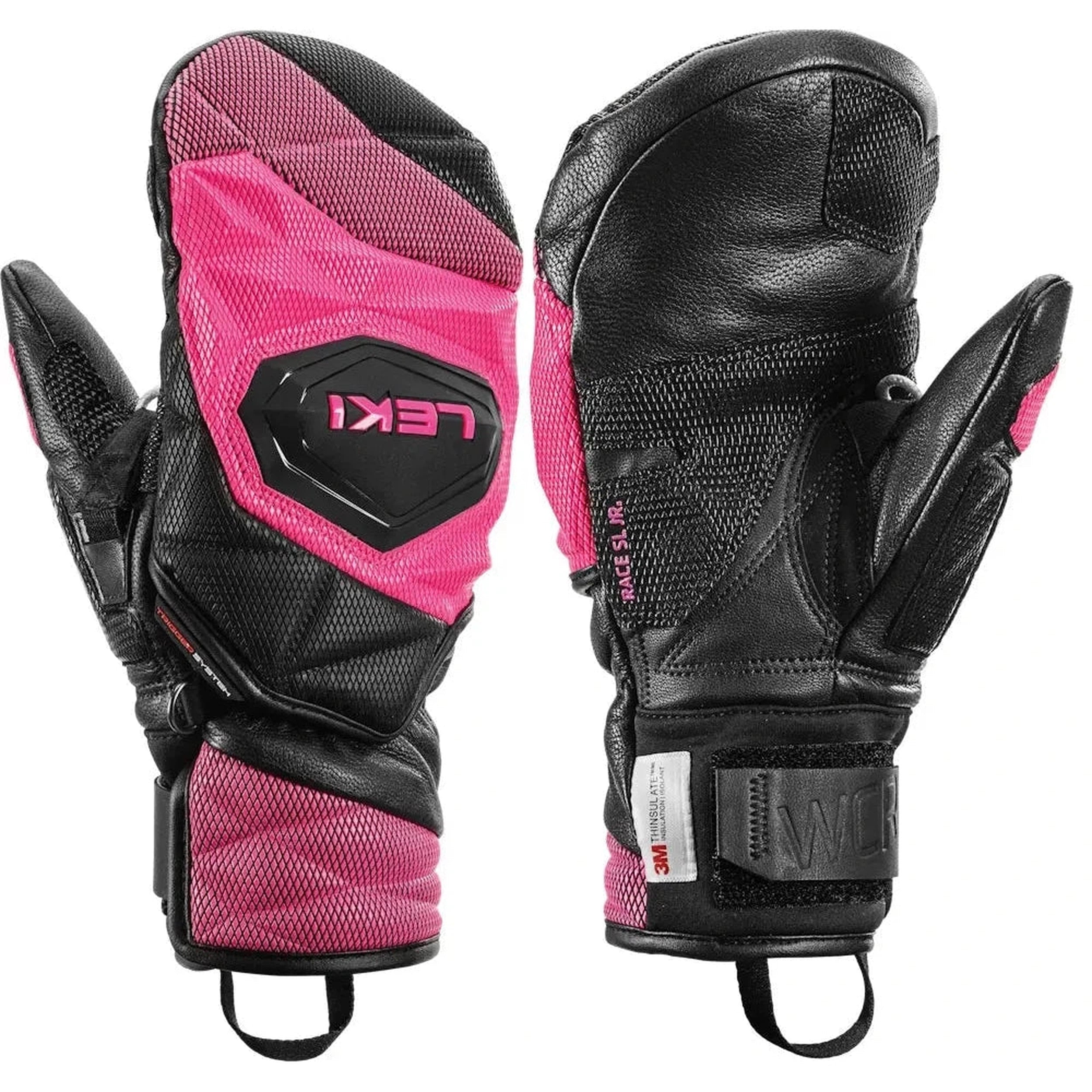 Leki Junior WCR Venom 3D Mitt 2025 - Kids' Ski Gloves for Cold Weather - Perfect for Snowboarding, Winter Sports & Outdoor Adventures