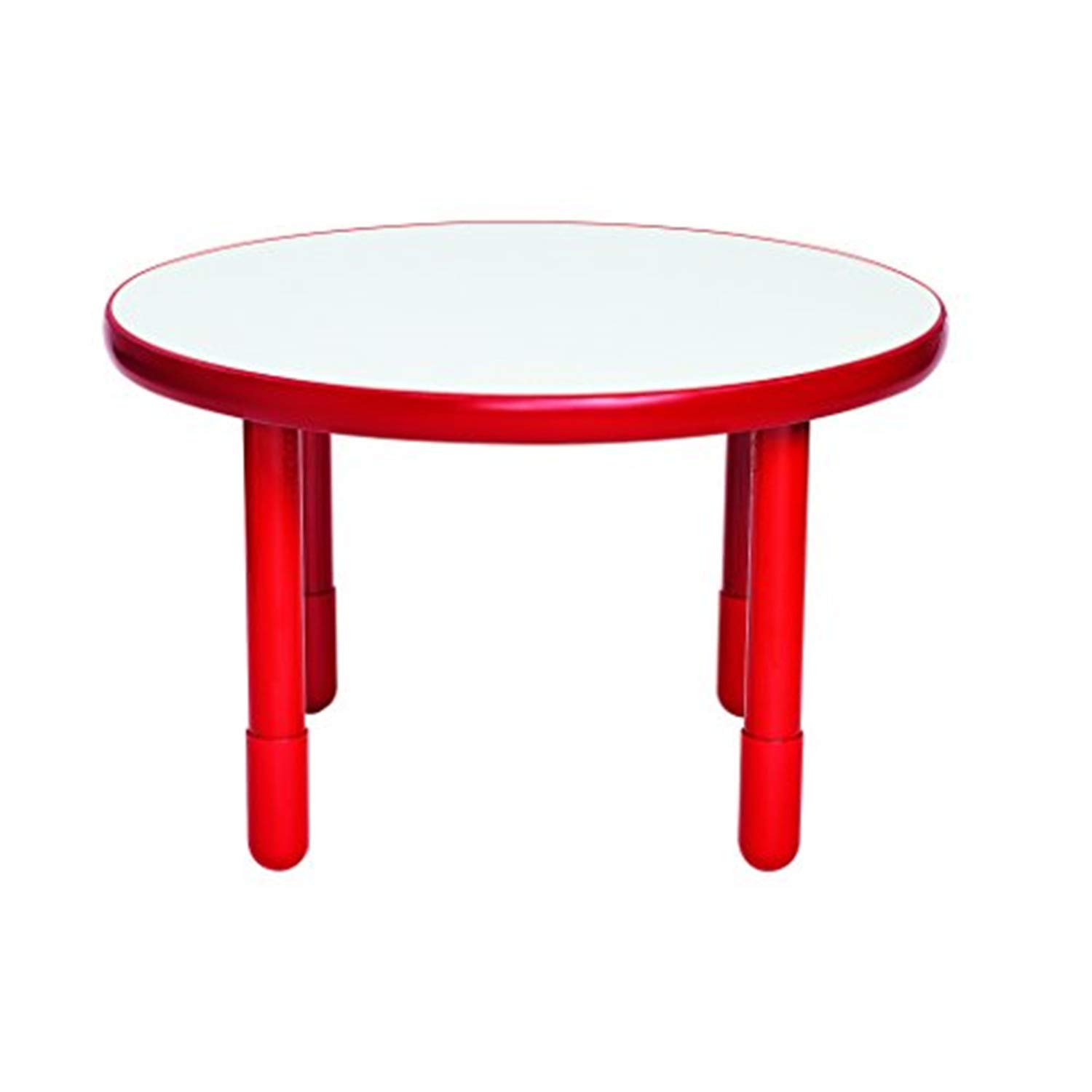 Children's 36-Inch Round Table - Candy Apple Red with 22-Inch Legs | Durable Kids Activity Table for Classroom, Daycare & Playroom