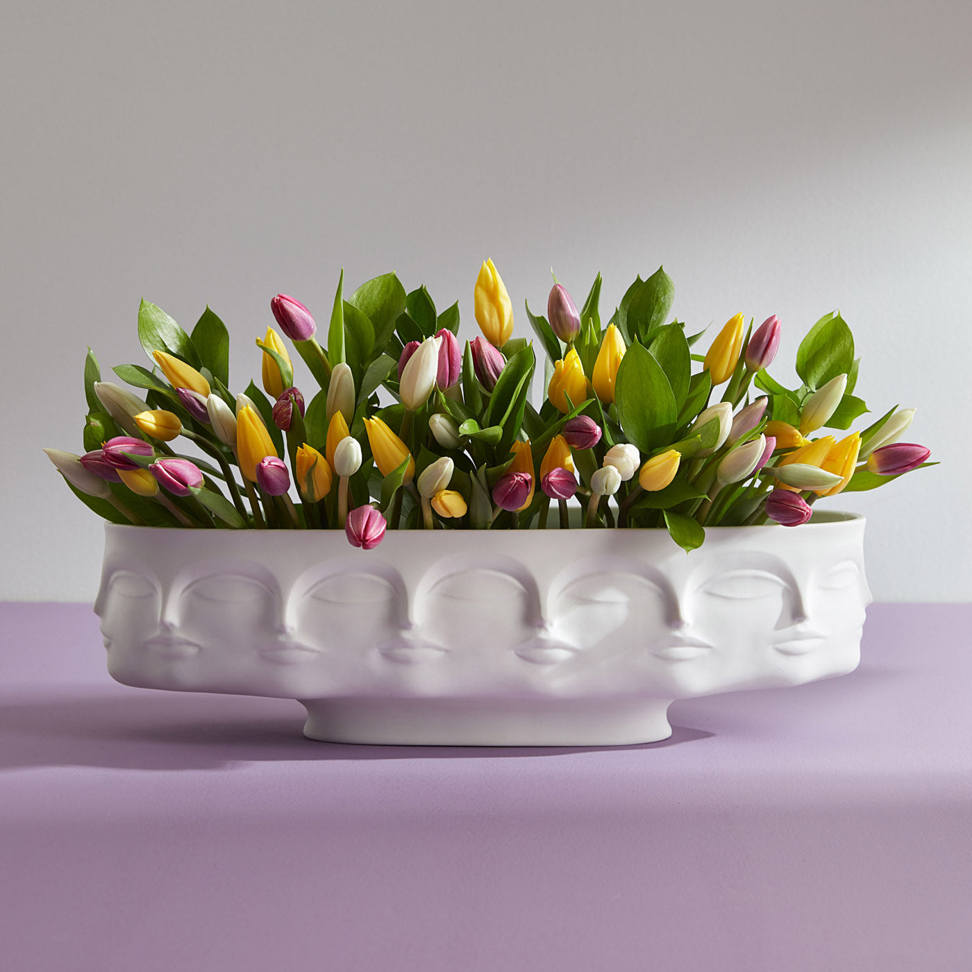 Dora Maar Long Serving Bowl - Elegant Ceramic Salad Bowl for Entertaining, Family Dinners & Kitchen Decor - Perfect for Salads, Pasta, Fruit & Centerpieces