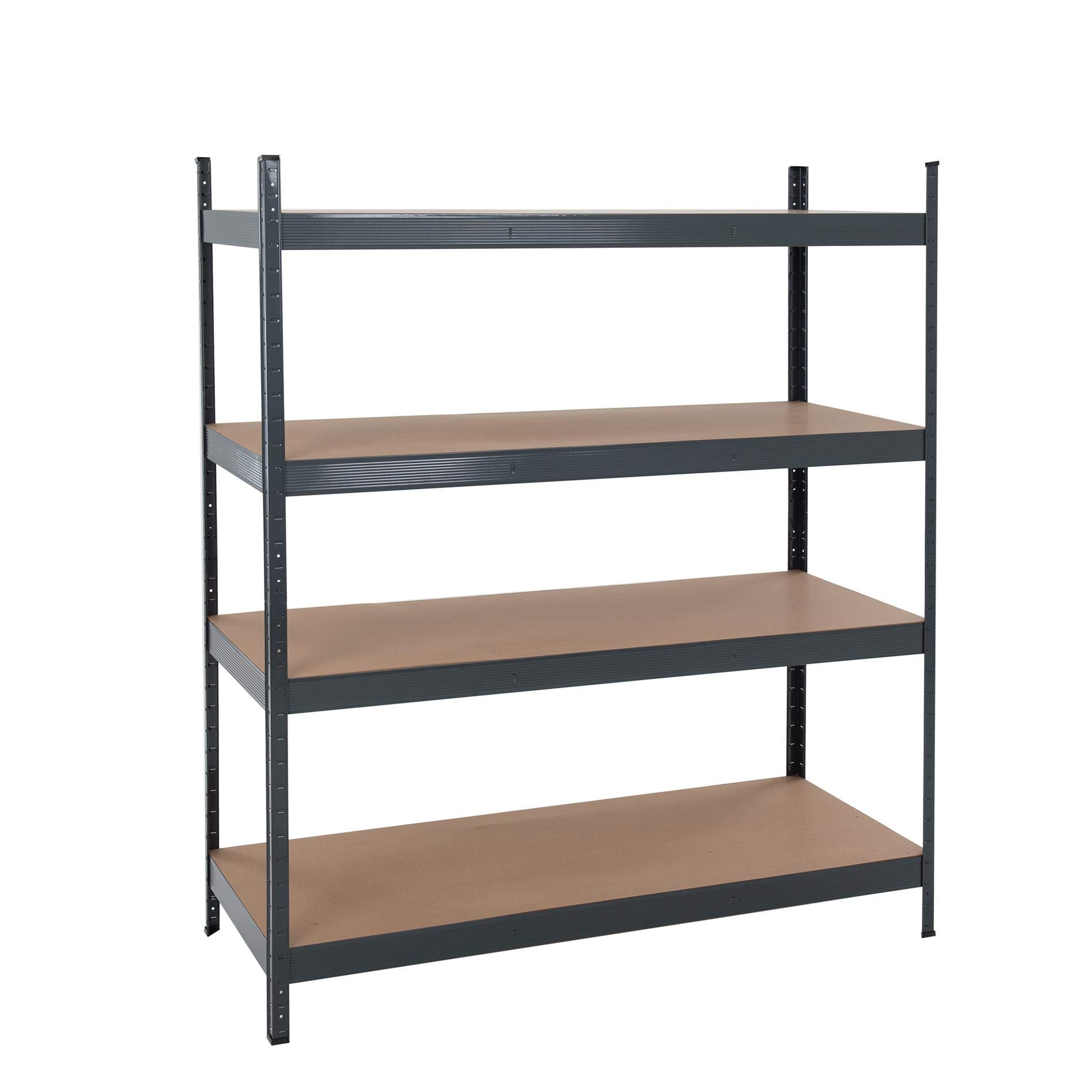 Estexo Heavy Duty Steel Storage Shelf 180x160x60cm - Garage Shelving Unit, Basement Rack, Workshop Organizer in Anthracite Gray | Perfect for Home Storage, Warehouse & Industrial Use