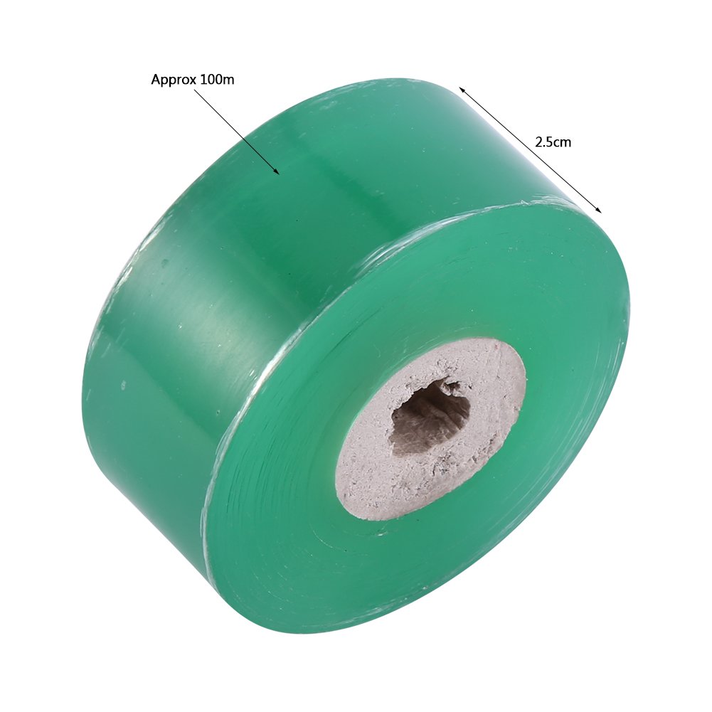Premium Grafting Tape for Trees & Plants - Stretchable PE Film Budding Tape for Fruit Trees, Green Gardening Tools - Ideal for Grafting, Repairing Branches & Plant Propagation
