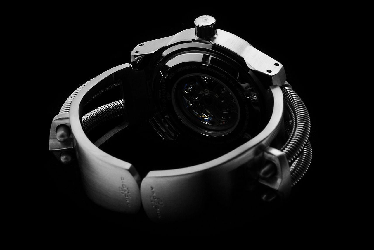 Hydraumatic G7 Skeleton Automatic Watch for Men - Android AD520BS - Luxury Mechanical Timepiece for Business, Dress & Everyday Wear