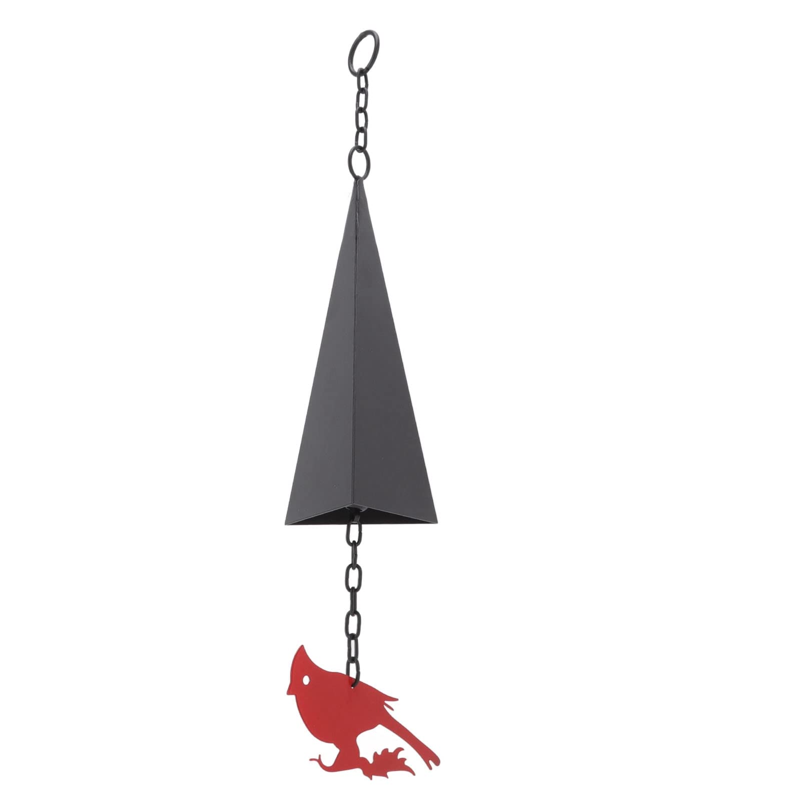 Jeanoko Wind Chimes with Red Bird - Handcrafted Iron Wind Bell for Indoor & Outdoor Decor, Perfect Gift for Home, Porch, Patio & Garden | Create Soothing Ambiance for Relaxation & Meditation