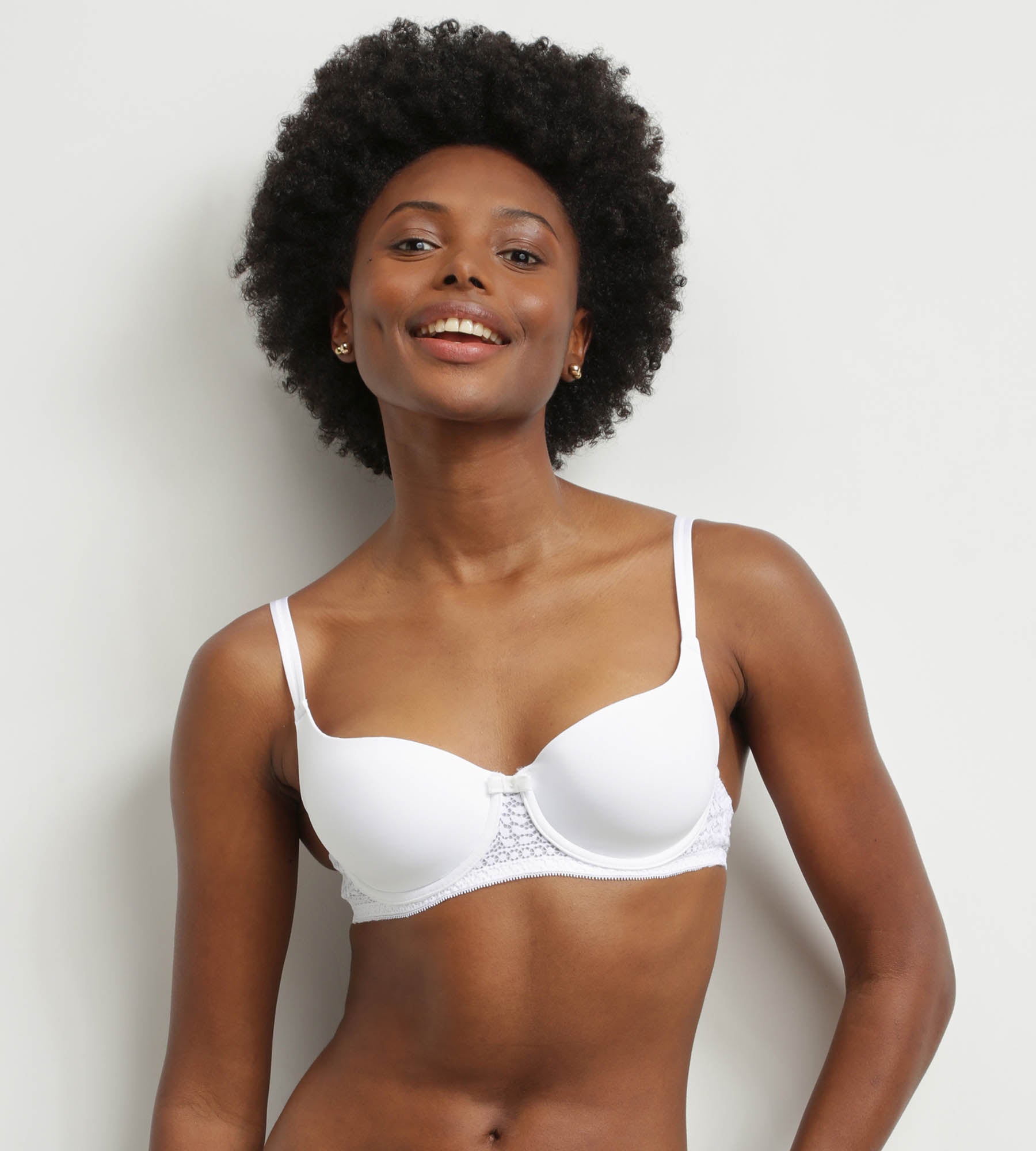 Lace Floral Recycled Underwire Bra - White Dim Sublime | Comfortable & Supportive for Everyday Wear & Special Occasions