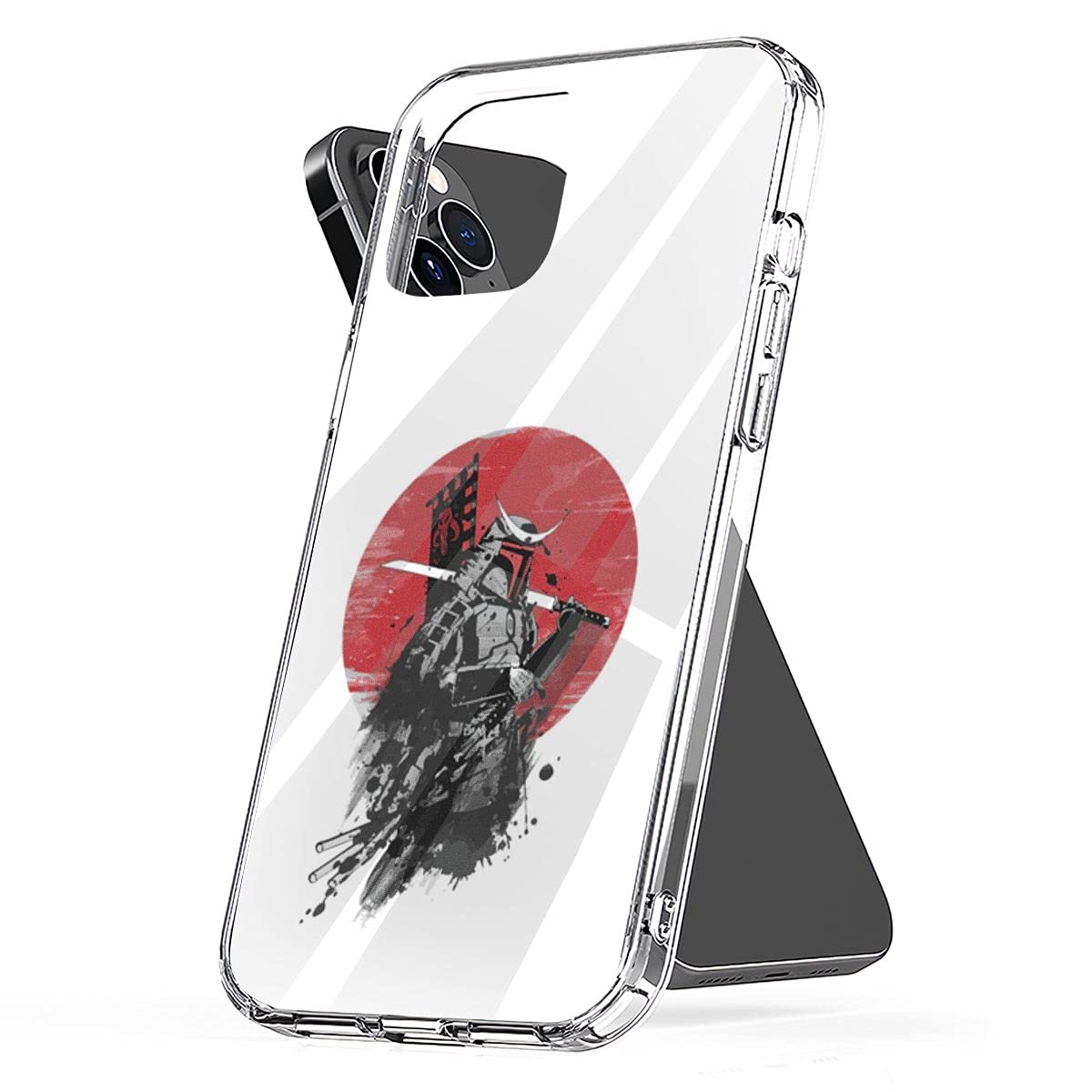 Ghost of Tsushima Inspired Slim Clear Phone Case for iPhone 13/12/11/X/XS/XR/8/7/6/6s Plus/Mini/Pro/Max & Samsung Galaxy Note/S9/S10/S20 Ultra - Protective Gaming Anime Cover - Perfect for Cosplay, Gaming Conventions, Travel & Daily Protection - Ideal for Gamers, Anime Fans & Travel Enthusiasts