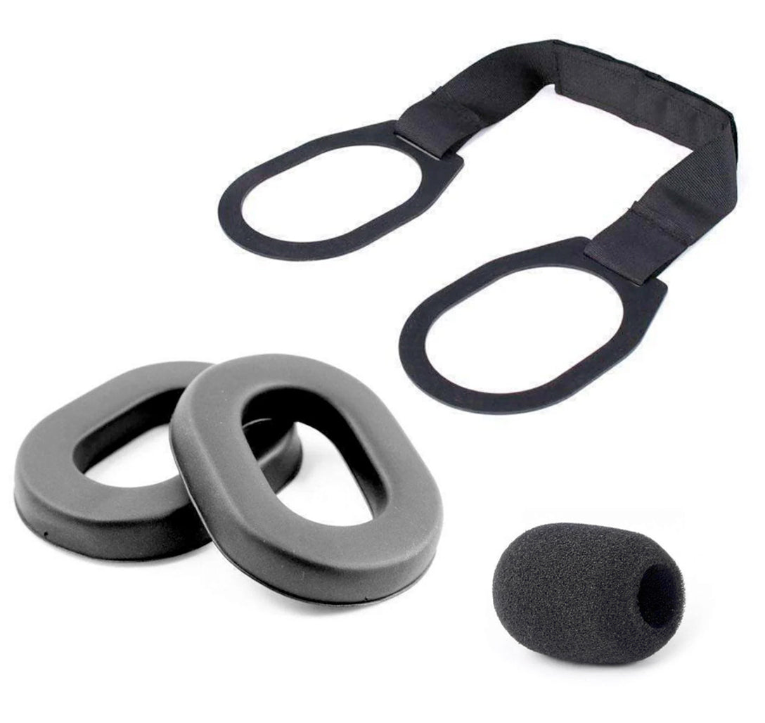 Refresh Kit for Behind the Head BTH Headset - Replacement Parts & Cleaning Accessories | Perfect for Office, Call Center & Remote Work Headsets