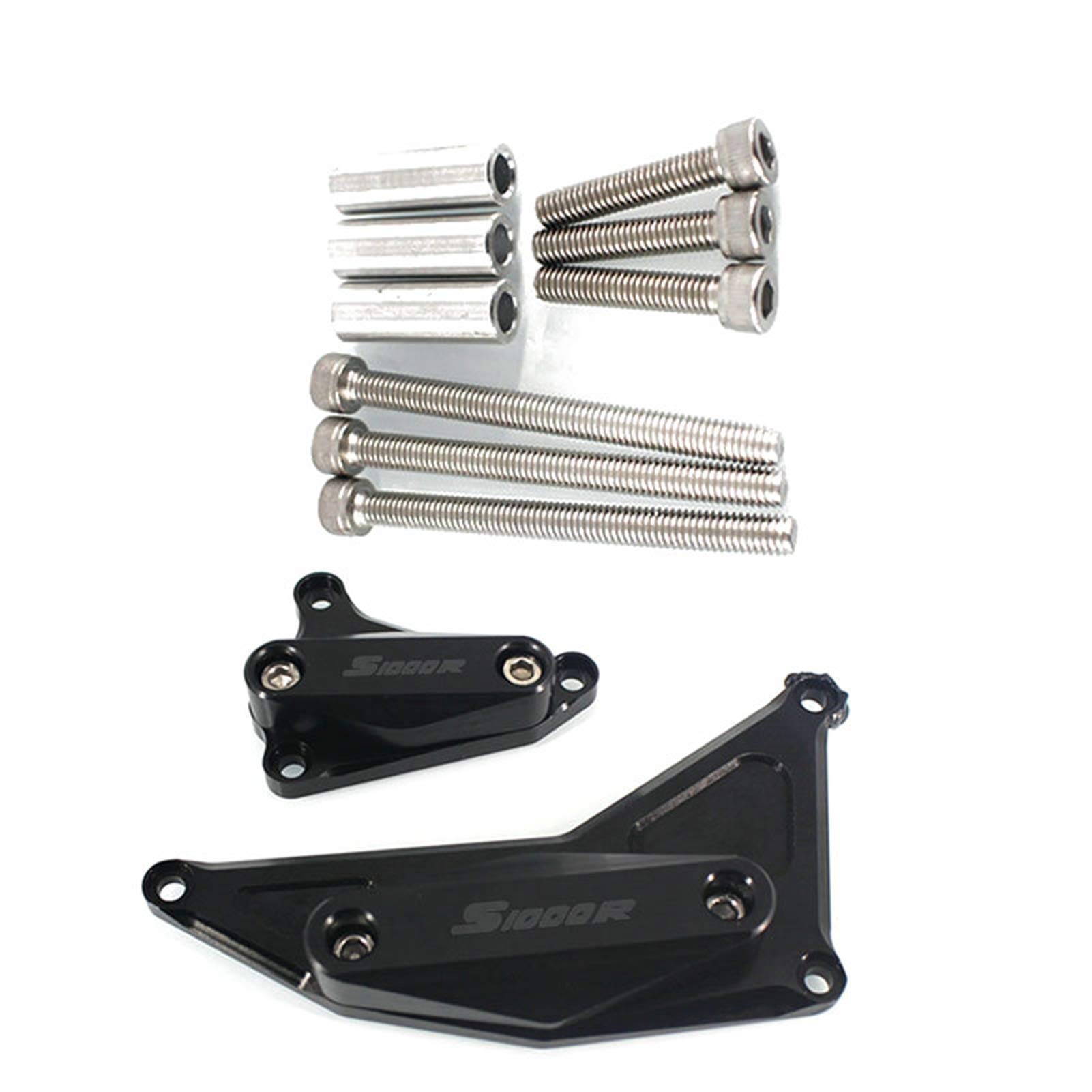 BMW S1000RR Motorcycle Crash Protection Kit (2015-2017) - CNC Aluminum Frame Sliders & Engine Guards | Durable Motorcycle Accessories for Racing & Street Riding Safety