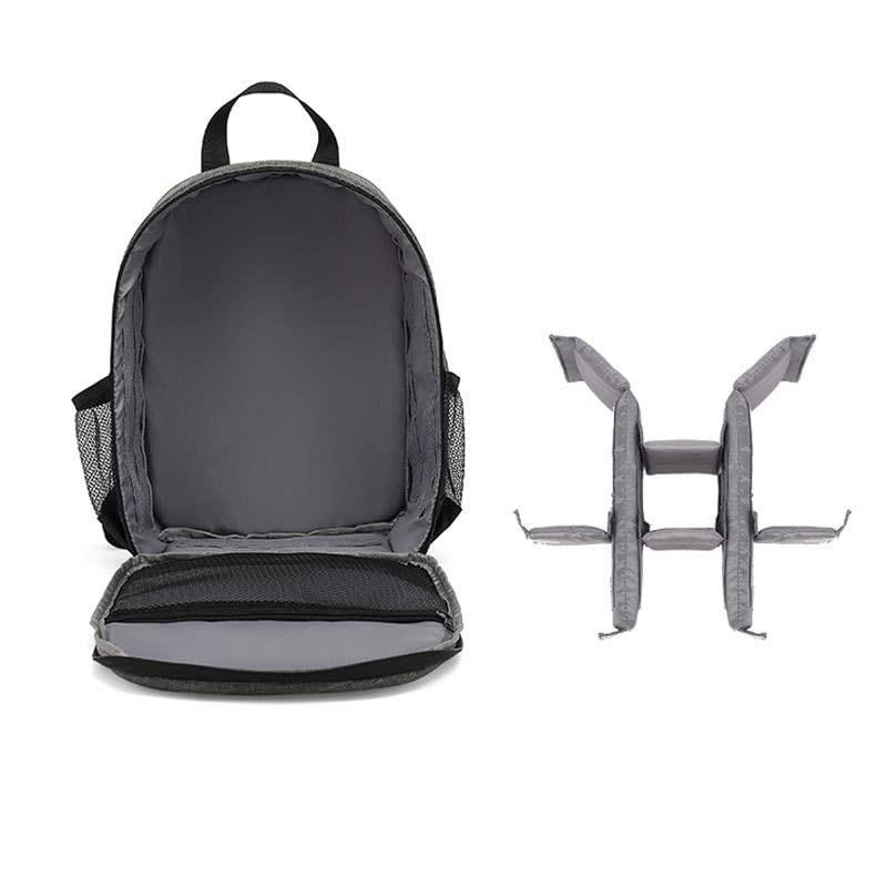 Waterproof Camera Backpack - Large Capacity DSLR Camera Bag for Men & Women (Grey) - Perfect for Travel, Hiking & Photography Enthusiasts