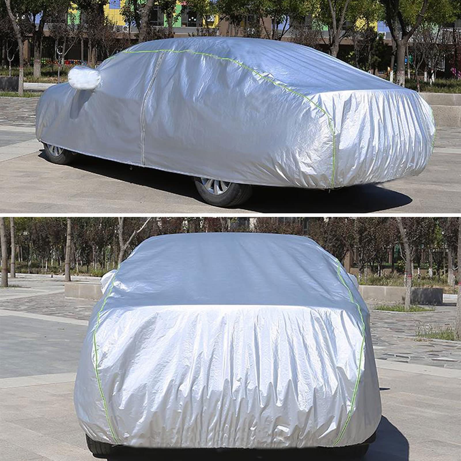 Premium Waterproof Windproof Dustproof Car Cover for Mercedes-Benz AMG GLE 63/GLE 63 S Coupe - Universal Full Protection with Door Zipper | Ideal for Outdoor Parking, Winter Storage & Vehicle Protection