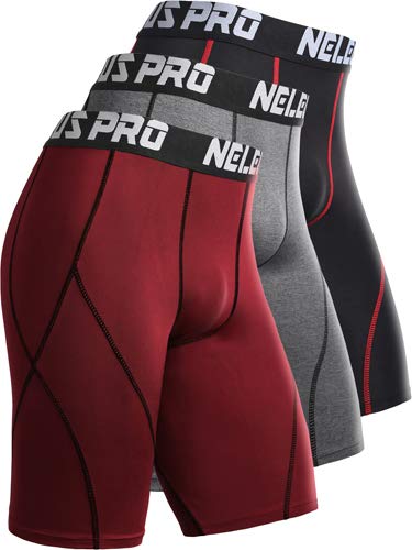6012# Black(red Stripe)/Grey/Red,3 Pack