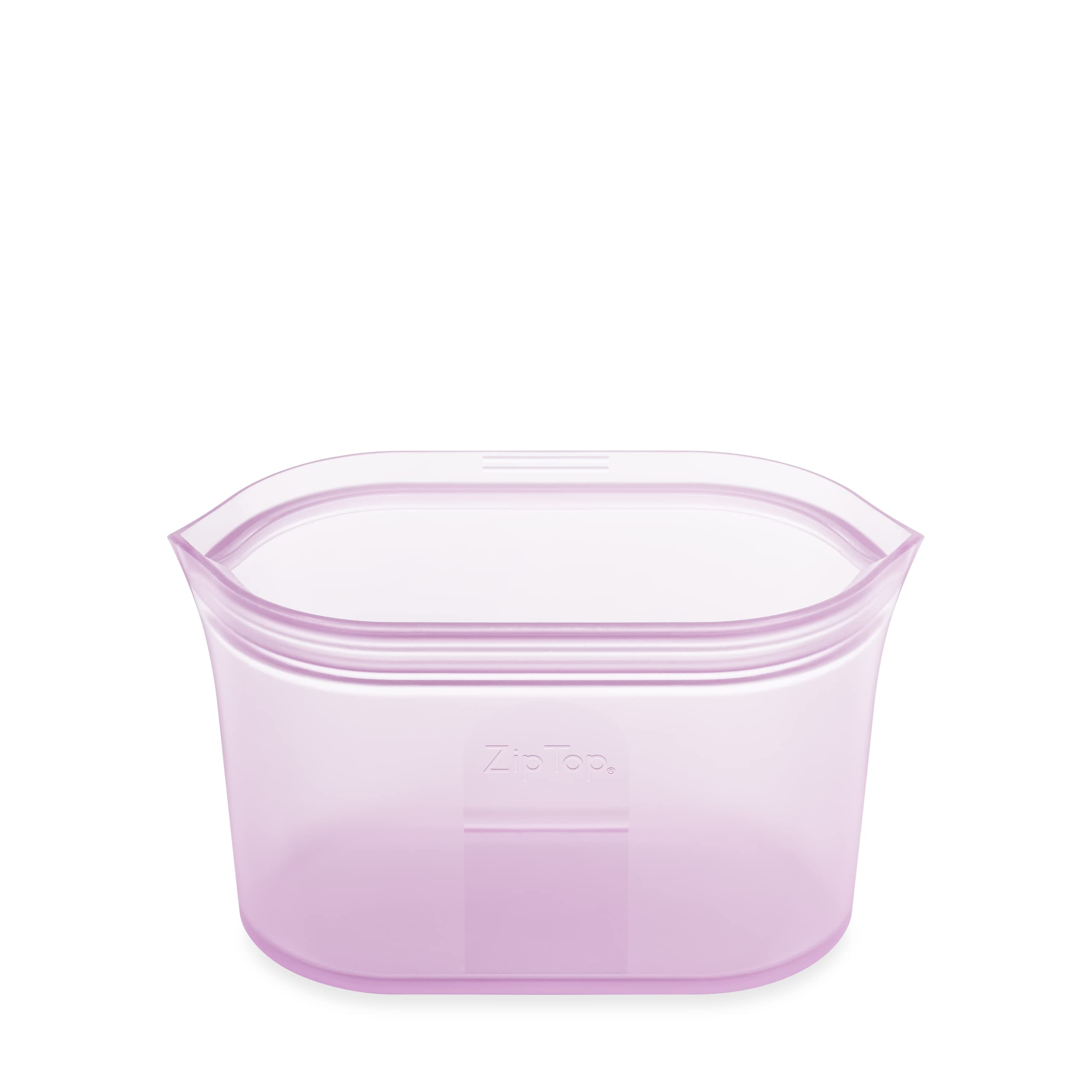 Reusable Silicone Food Storage Bags - Medium Dish Size [Lavender] | Microwave, Dishwasher & Freezer Safe | Eco-Friendly Meal Prep Containers | Made in USA | Perfect for Lunches, Snacks & Freezer Organization