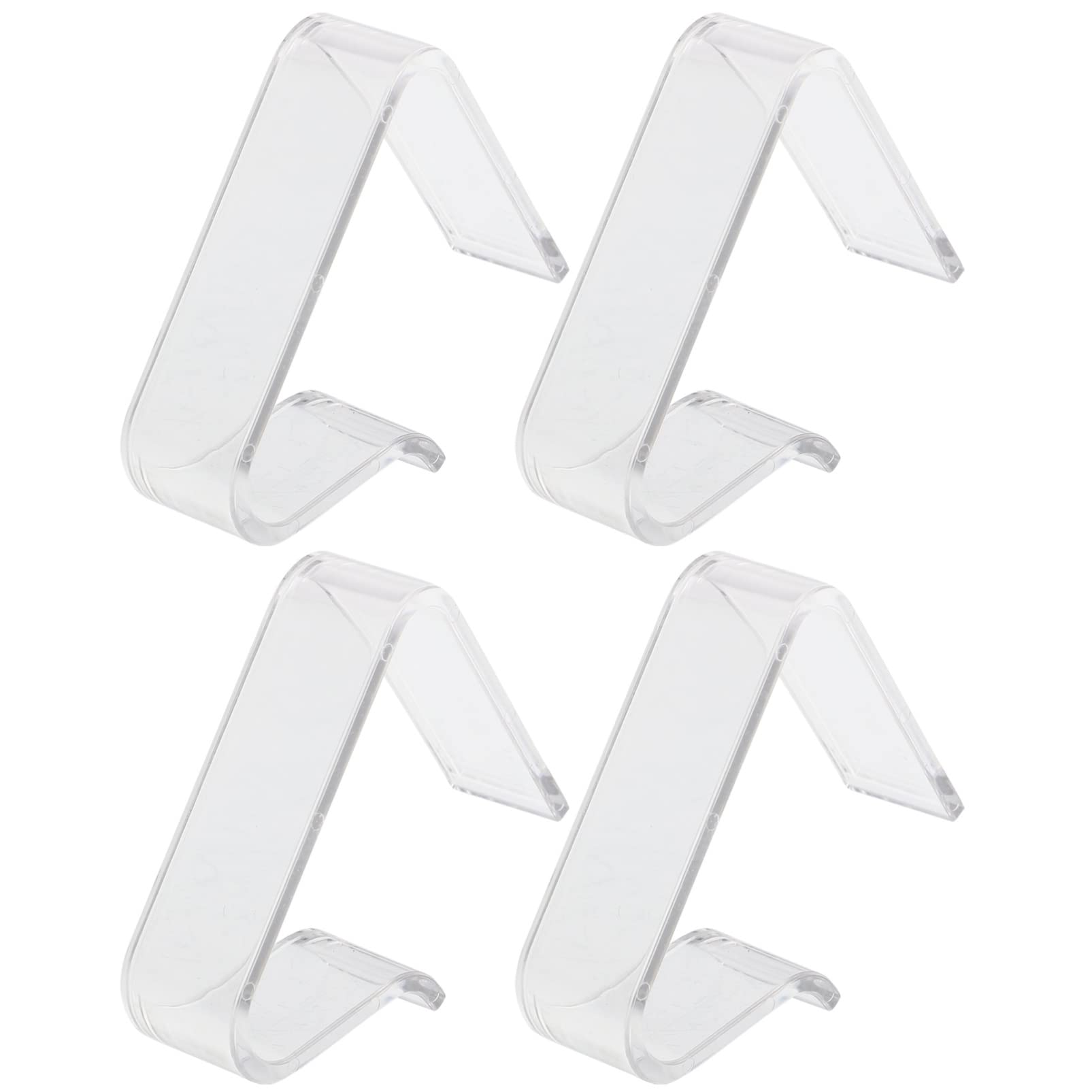 Yardwe 4-Pack Heavy Duty Plastic Tablecloth Clips for Outdoor Picnics - Large Triangle Table Cloth Holders for Picnic Tables, Dinner Parties & Outdoor Dining - Secure Table Cover in Windy Conditions