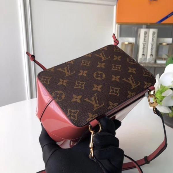 LV Hot Springs Backpack in Patent Leather Vieux Rose - Stylish Luxury Travel Bag for Women, Perfect for Work, Gym & Weekend Getaways