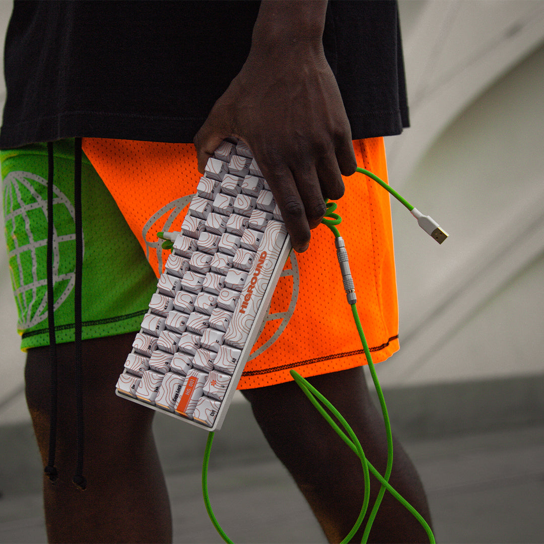 Founder's Edition Sandstone Keyboard - Ergonomic Mechanical Keyboard for Gaming & Typing - Perfect for Office, Home & Gaming Setup