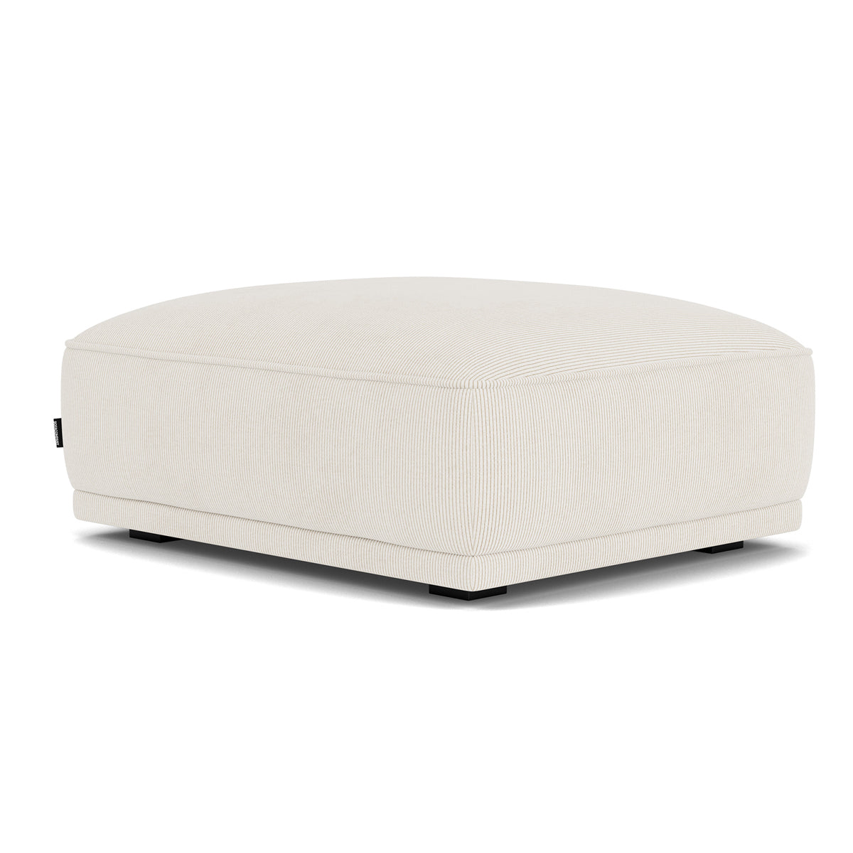 Leonora Velvet Ottoman Stool - Plush Velvet Upholstered Footrest, Storage Bench & Accent Seat for Living Room, Bedroom or Nursery