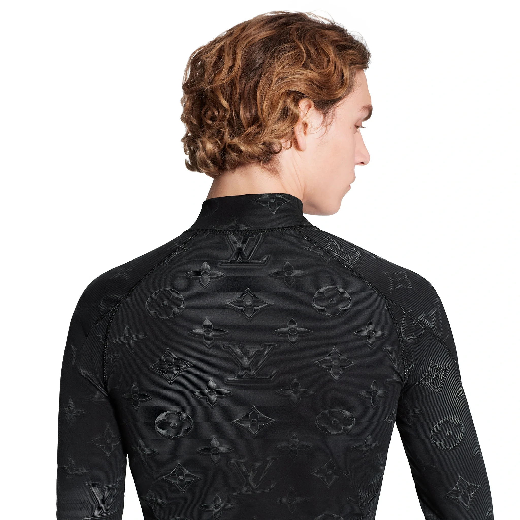 Louis Vuitton 2054 Technical Half Zip Long Sleeve Pullover - Stylish Men's Luxury Streetwear for Urban Fashion & Outdoor Activities