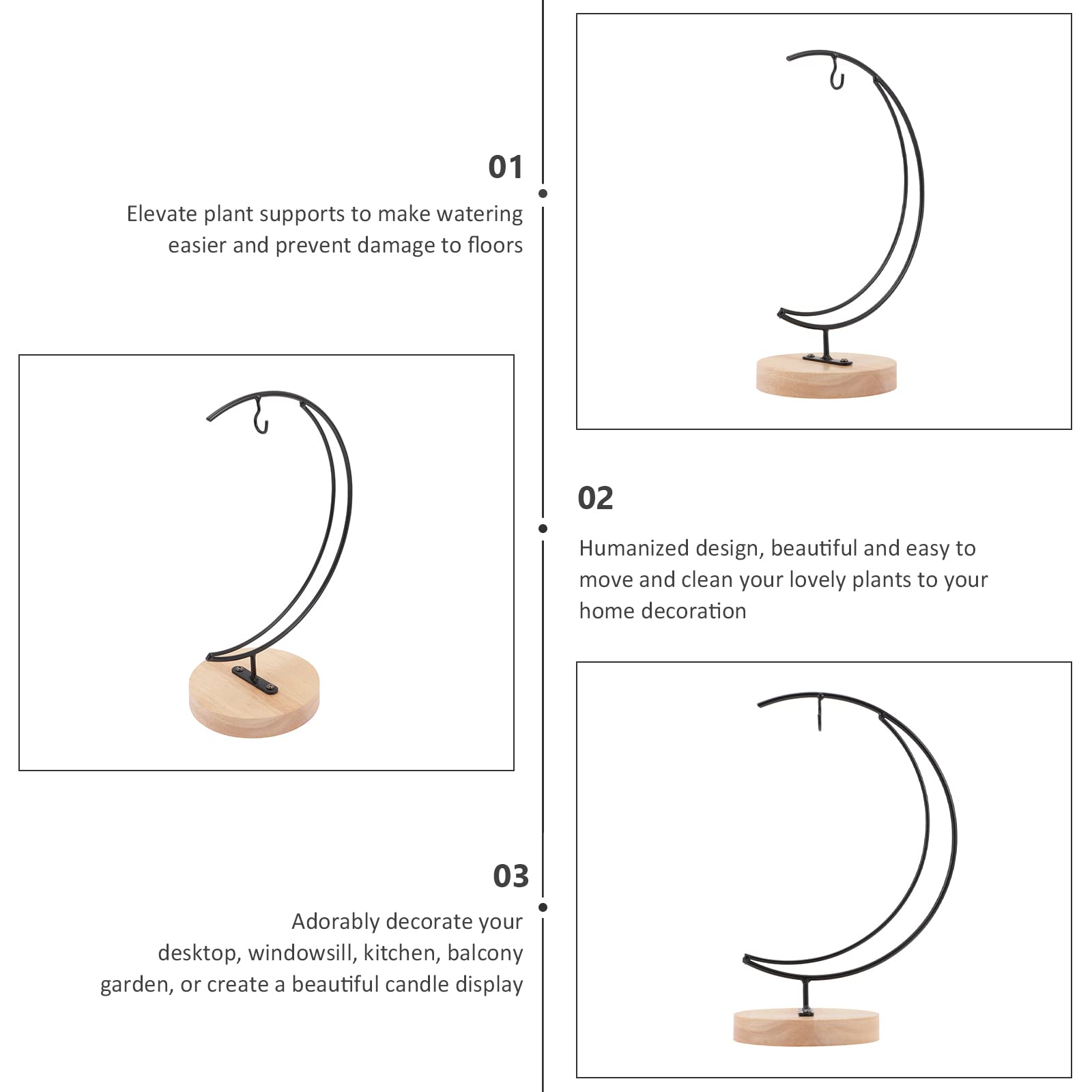 Elegant Wrought Iron Glass Vase Display Holder - Micro Landscape Frame for Home & Wedding Decor, Jewelry Rack & Ornament Shelf - Perfect for Wall Decor, Table Centerpieces, and Gift Display