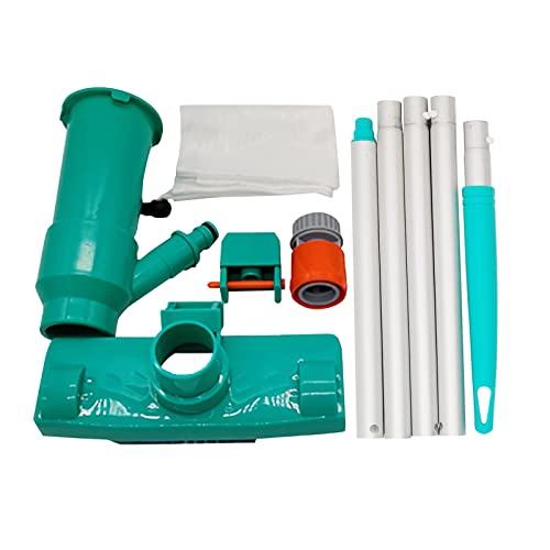 Portable Pool Vacuum Cleaner - Handheld Broom Brush for Swimming Pools, Beach Floats & Outdoor Cleaning | Easy Sweep & Debris Removal for Home, Backyard & Travel Use